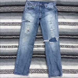 Levi’s distressed jeans